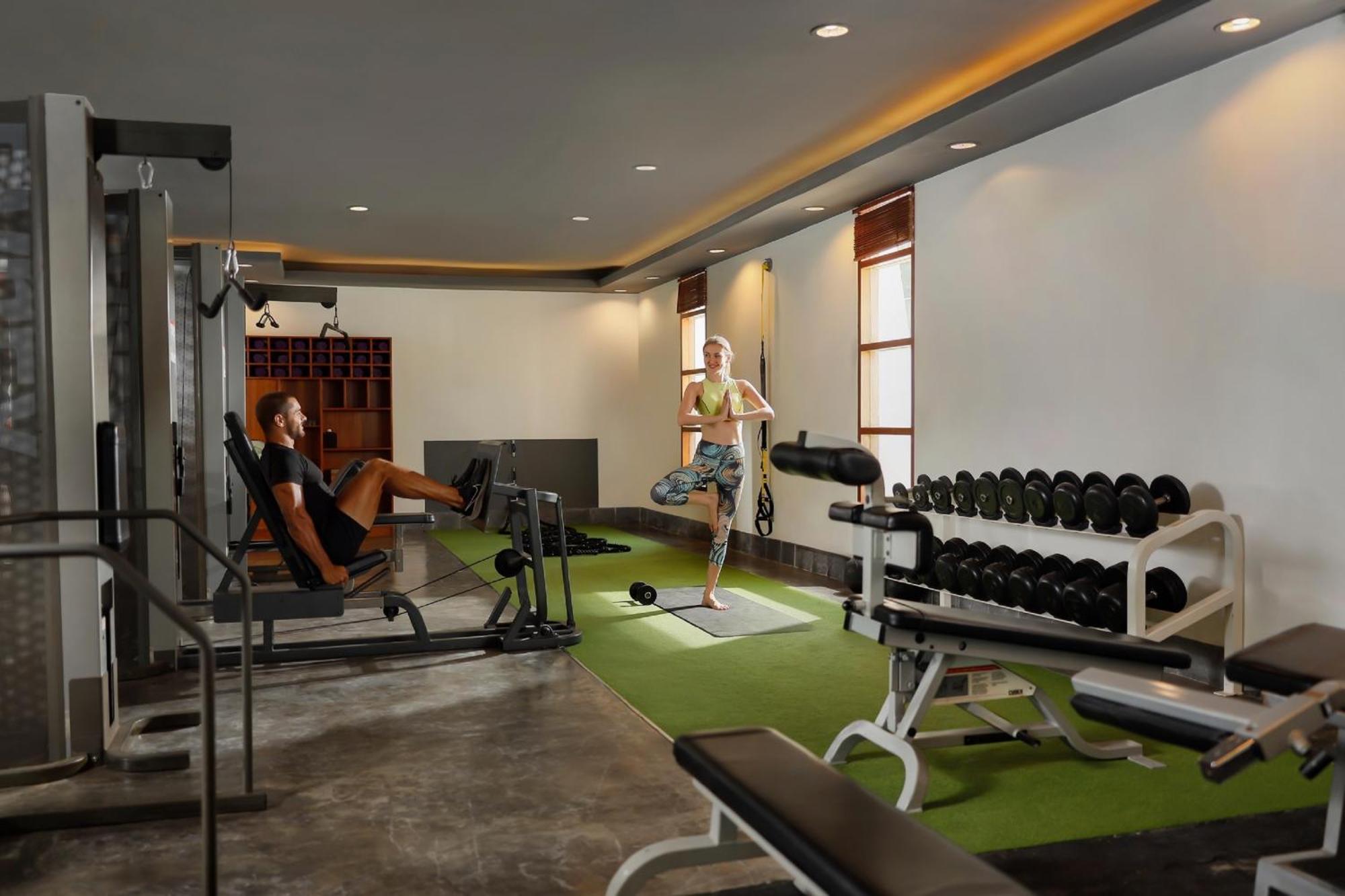 Nusa Dua Beach Hotel And Spa - Handwritten Collection Exterior photo The gym at the hotel